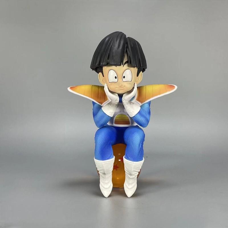 19-22 см Аниме Dragon Ball Сидячая Поза Милая Фигурка Гоку Веджета Гохан Фигурка Действия Модель из ПВХ Игрушки День Рождения Украшение Подарки