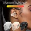 1/2pcs Clip-On Wireless Earbuds with Noise Cancellation, Phone Control, Rechargeable Lithium Polymer Battery, Comfortable Headphone Design for Sports