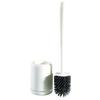 Toilet Brush Toilet Brush Set with Holder Durable Flexible TPR Brush Head Toilet Cleaning Supplies Toilet Bowl Cleaning Wall Mounted