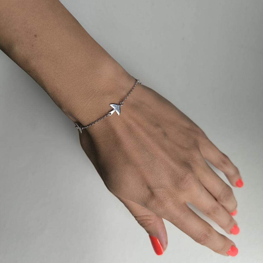Silver Bracelet Without Stones, Product Weight 2.09 Gr (2183877)