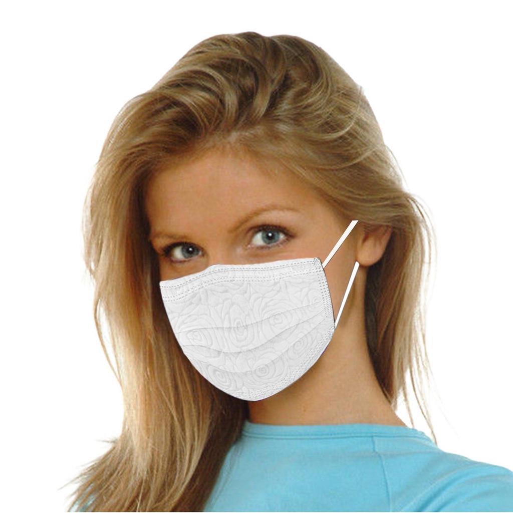 Взрослый мужчина и женщина Роза Маска Одноразовая маска Промышленная 3-слойная ушная петля 10 шт. Маска