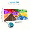 M&M's Large Size Mouse Pad Large Gaming Table Cushion Non-slip Laptop Tablet Big Mousepad XXL Mat Mini PC Playmat With Lock edge