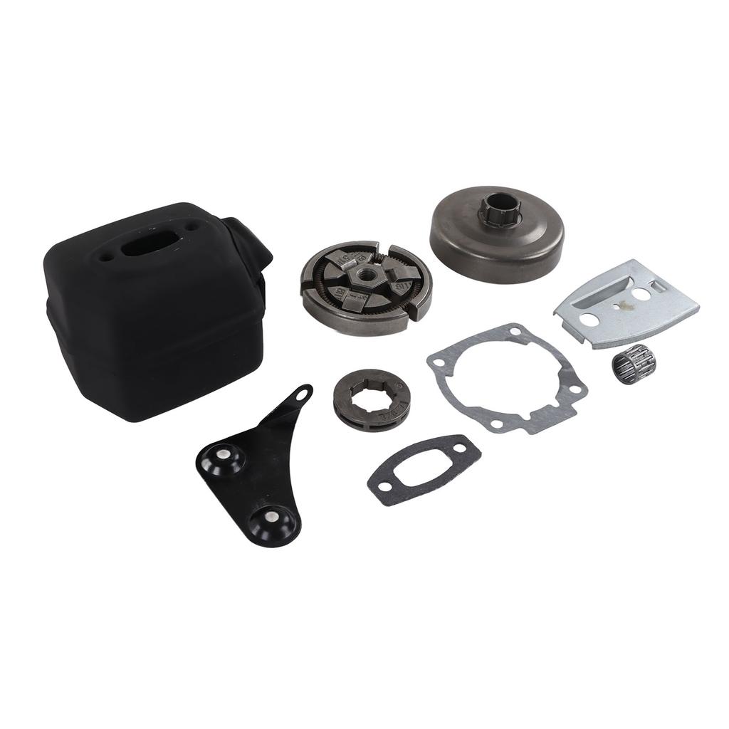 Chainsaw Exhaust Muffler Chain Saw Silencer Clutch Drum Accessory for Husqvarna 55 51 50