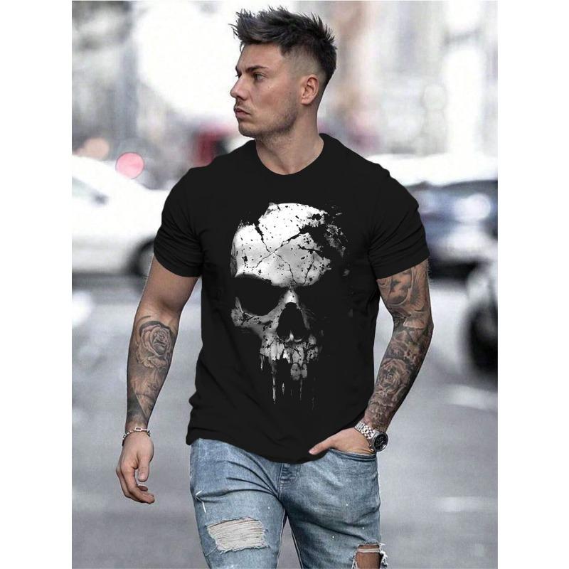 Summer Multi-color Animal 3D Printed Loose Casual Men's Round Neck Short Sleeved T-Shirts Men’s