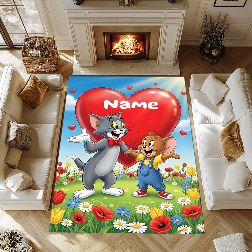 Warner Bros. Works (46) Customize your name rug, office chair cushion, home bedroom living room gift.