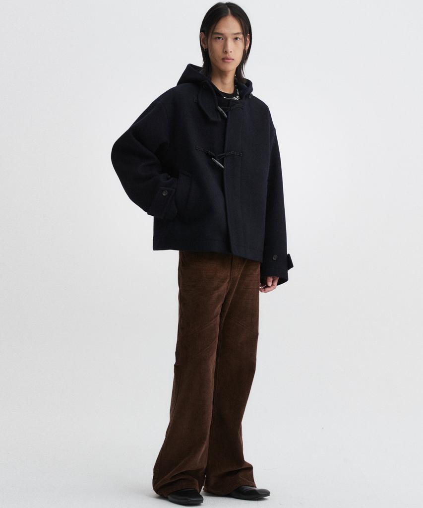 Dnsr Hooded Wool Crop Duffle Coat