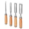 4Pcs/set DIY Woodworking Gouges Manual Tool Chisel High Quality Wood Carving Hand Chisel  Carpenters