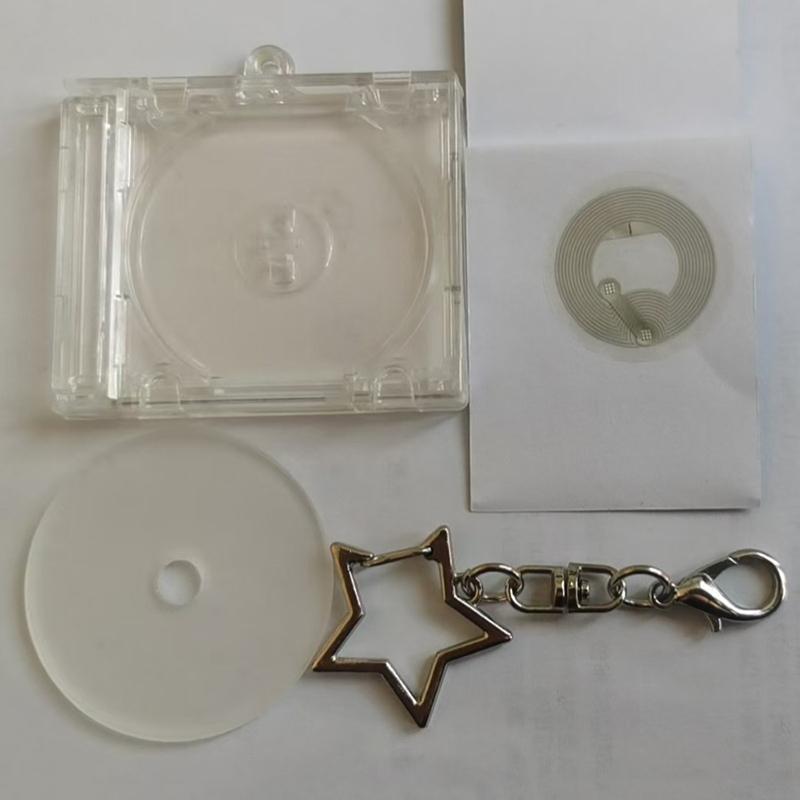 Мини NFC Функциональный Чехол для CD-диска Брелок Периферийное Устройство Памятный Альбом Держатель для Ключей DIY Подвеска для Рюкзака