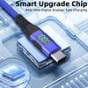 1m USB-C to USB-C Cable 100W 5A/20V Nylon Braided Phone Tablet Fast Charging Digital Display Cord