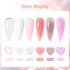 MTSSII 7ml Quick Extension Gel Milky White Nude Pink Construct Hard Gel Semi Permanent UV LED Gel Quick Building Nail Art