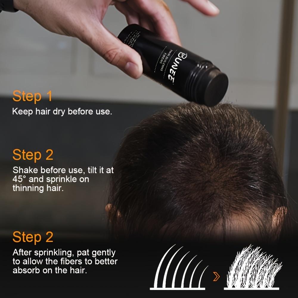 Волокна для наращивания волос BUNEE - 27,5 г мгновенно загущающий порошок для более густых, объемных укладок |, Идеально подходит для всех типов волос