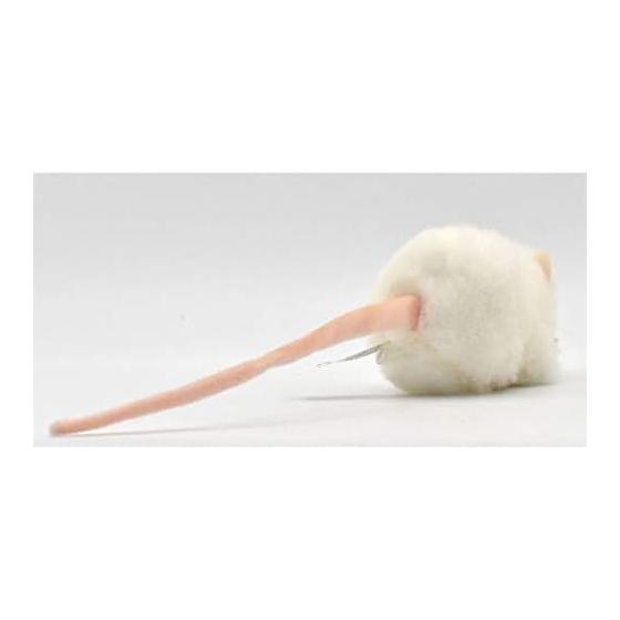 HANSA White Mouse No5576 12cm