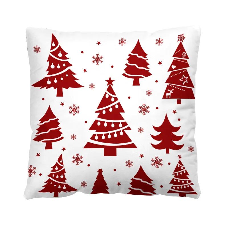 Рождественский декор для дома, наволочка для подушки 40/45/50/60 см, диван, офис, сиденье, автомобиль, подушка для спальни, общежития