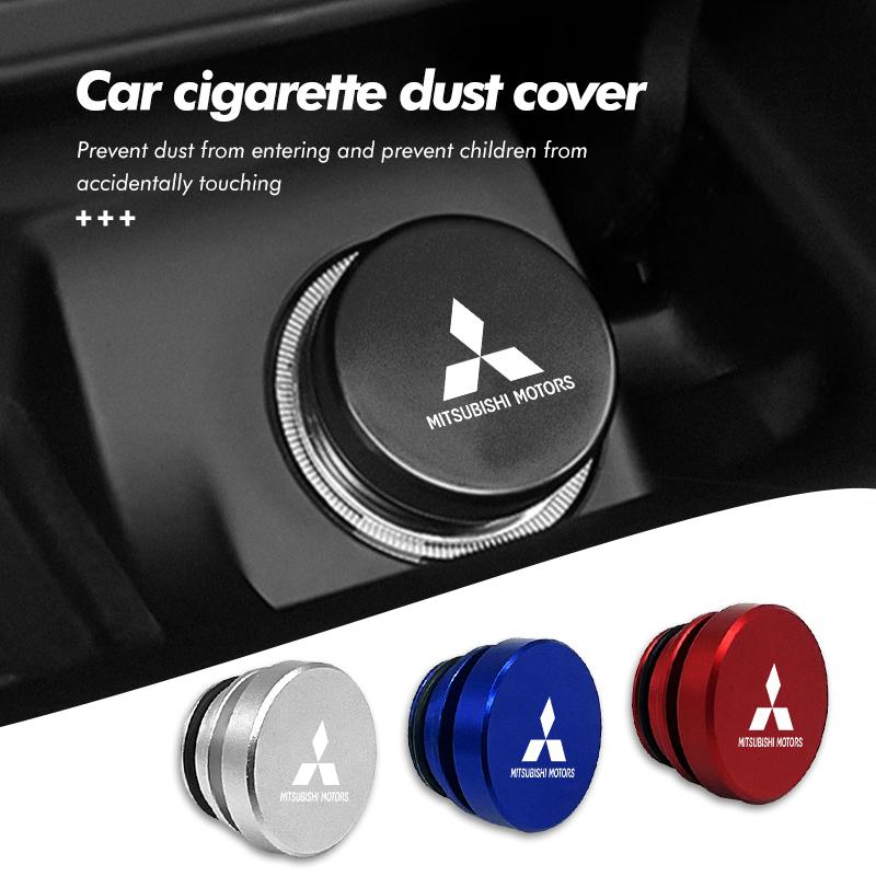 For Mitsubishi Alloy Car Cigarette Lighter Cover Socket Plug Outlet Button Cap Outlander Lancer Eclipse Mirage Xpander Attrage