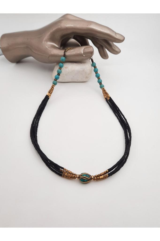 Подарок на день рождения, этническое подлинное хиппи, богемное модное ювелирное ожерелье ручной работы