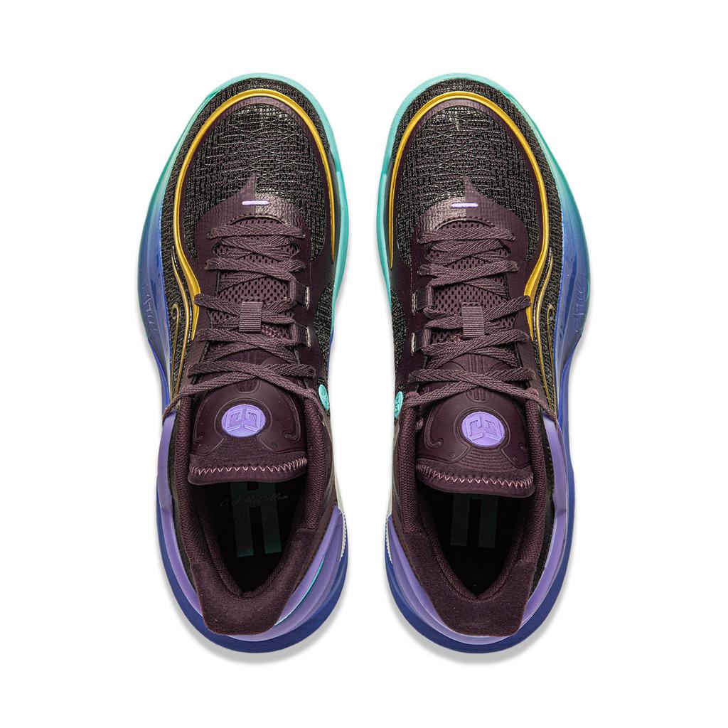 Li Ning CJ-3 Professional Cushioning Anti-Slip Wear-Resistant Lightweight Rebound Low-Top Basketball Shoes Men Sneaker Black Blue ABAU007-15