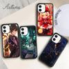 Game Genshin Impact Phone Case for iPhone 11 12 13 14 Pro Max Mini X XR XS SE 2020 6S 7 8 Plus Samsung Galaxy S21 S22 Shell