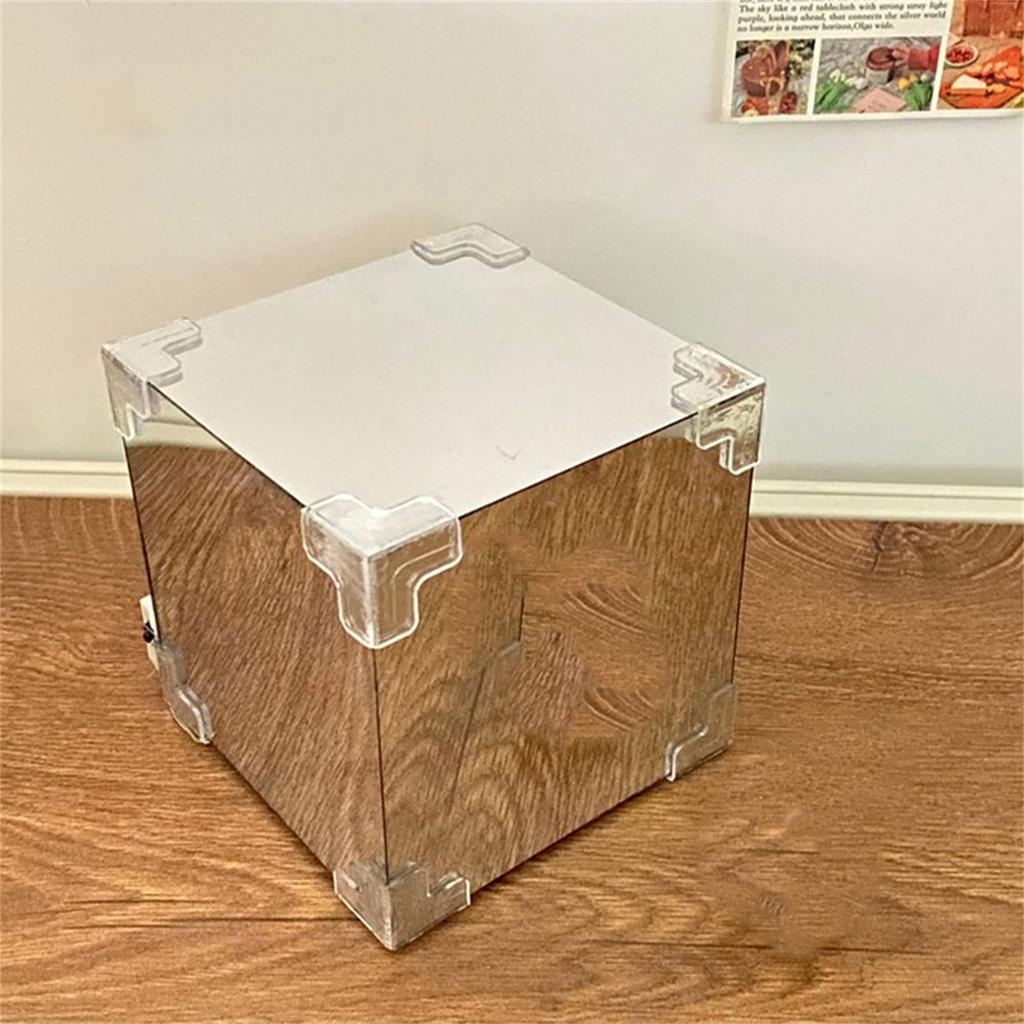 Романтика Тюльпаны Цветок Ночной Светильник DIY Наборы для творчества Тюльпаны ручной работы Квадратный Куб Настольная Лампа для Домашнего Декора Освещение для Окружающей Среды