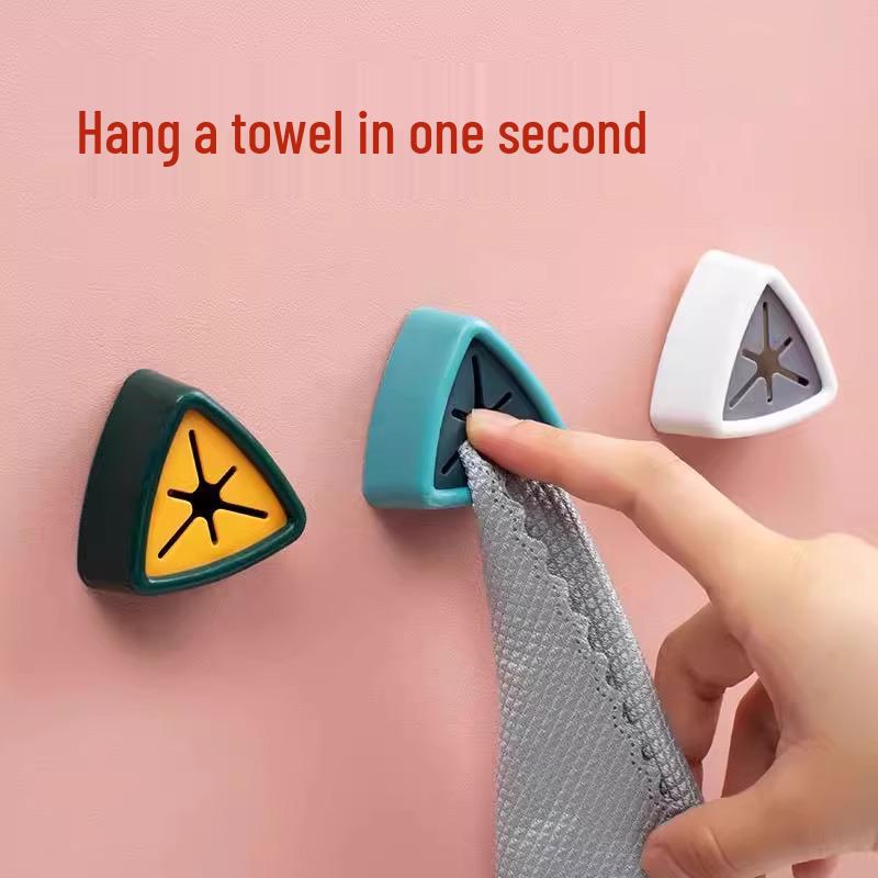 Крючок для полотенец для ванной без сверления - Настенный зажим для полотенец для лица