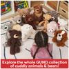 GUND Fuzzy Friends Шоколадный Медведь Средний 6047546