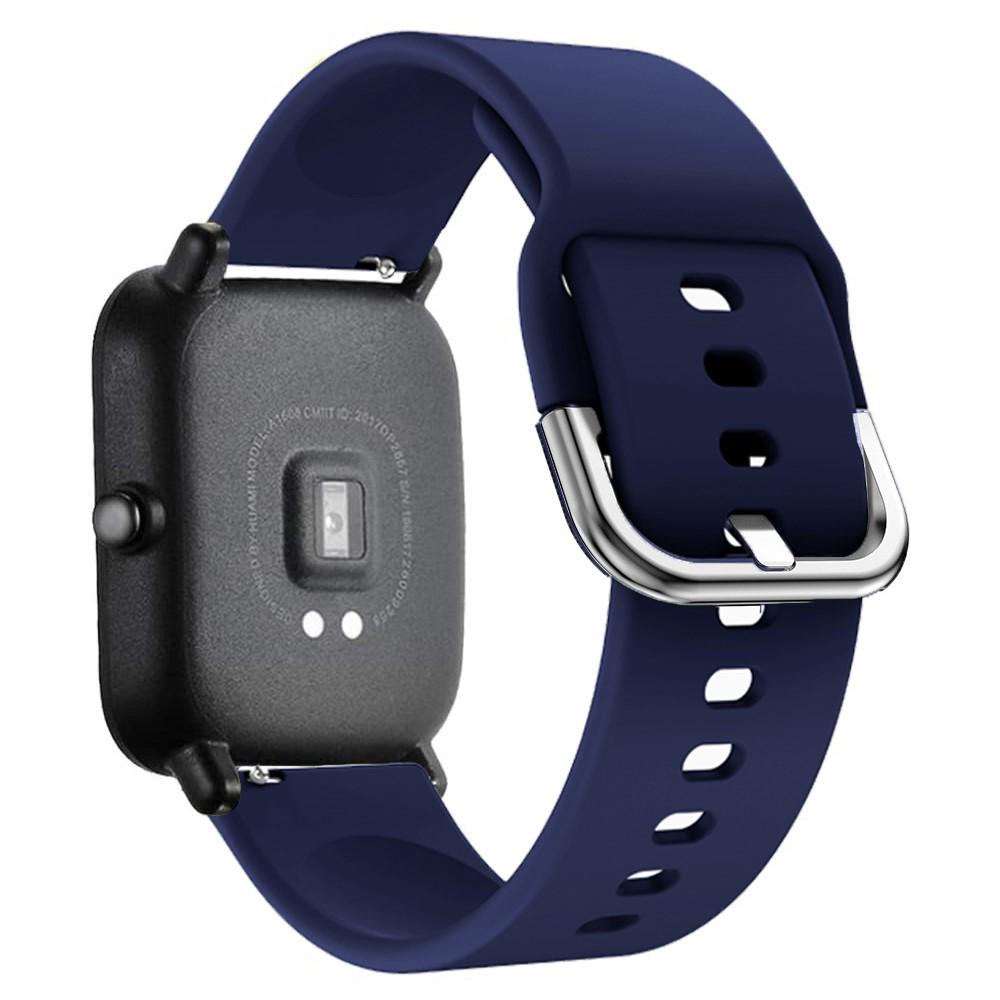20 мм 22 мм ремешки для часов для Amazfit GTS/2/2e/4/3/GTS2 Mini/GTR 4/47 мм/GTR2/2e/3 спортивный силиконовый браслет Amazfit bip 6 5 3 U band