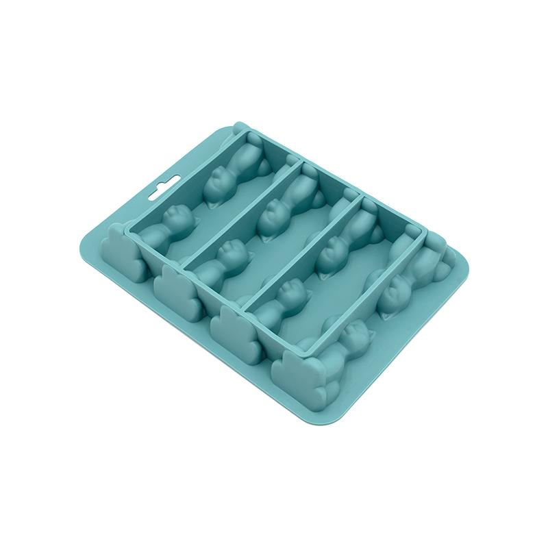 1pc 3D cat ice cube mold, easy to release silicone ice hockey machine, suitable for cold drinks, whiskey, and cocktails, BPA fre