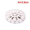 1Pc Stainless Steel Floor Drain Cover Overflow Round Anti-Clogging Shower Drain
