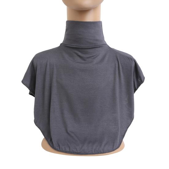Turtleneck Neck Cover Solid Color High Neck Pullover Fake Collar Women Soft Neck Piece Unisex Accessory