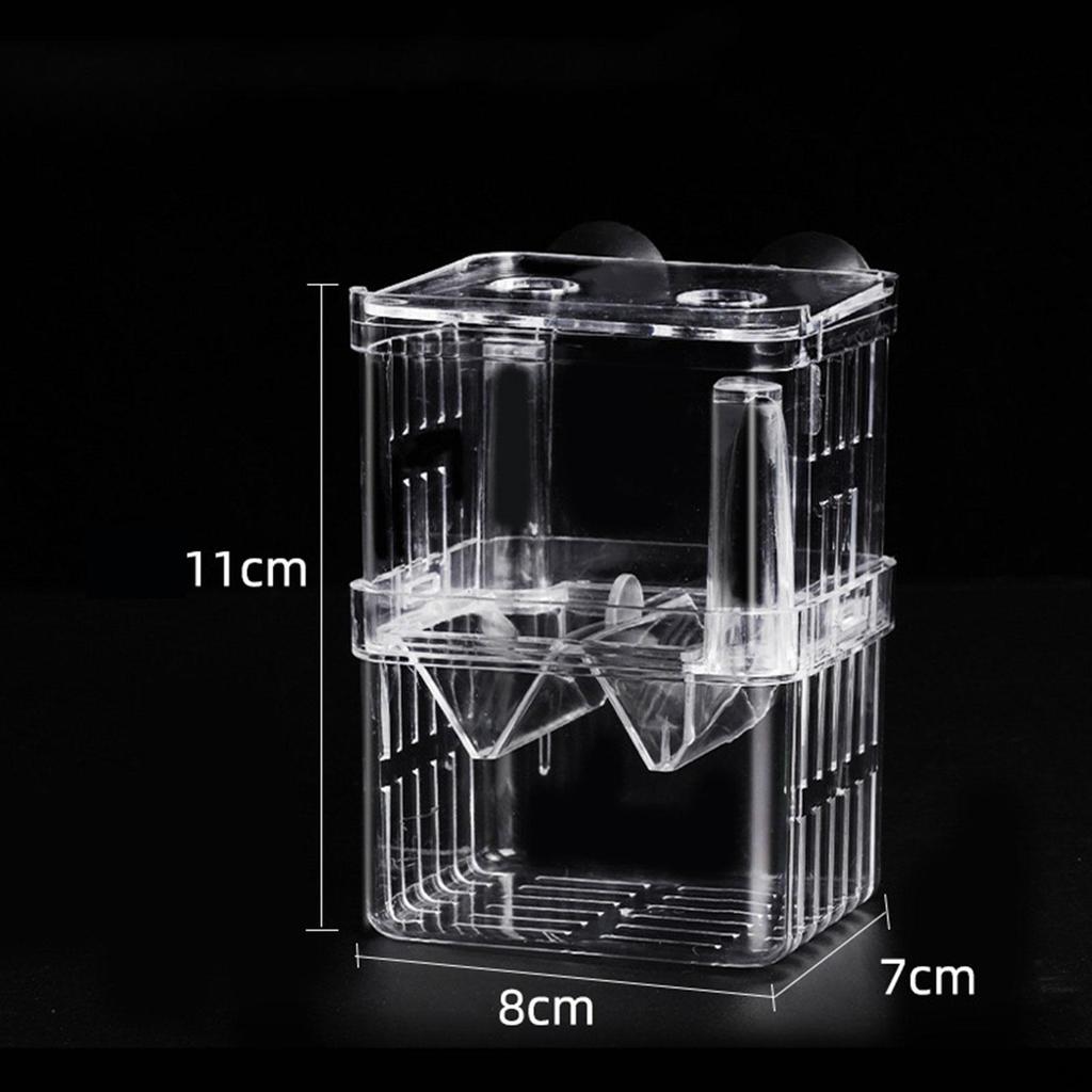 Aquarium Fish Breeder Box Accessories Premium Separator Multifunctional Transparent