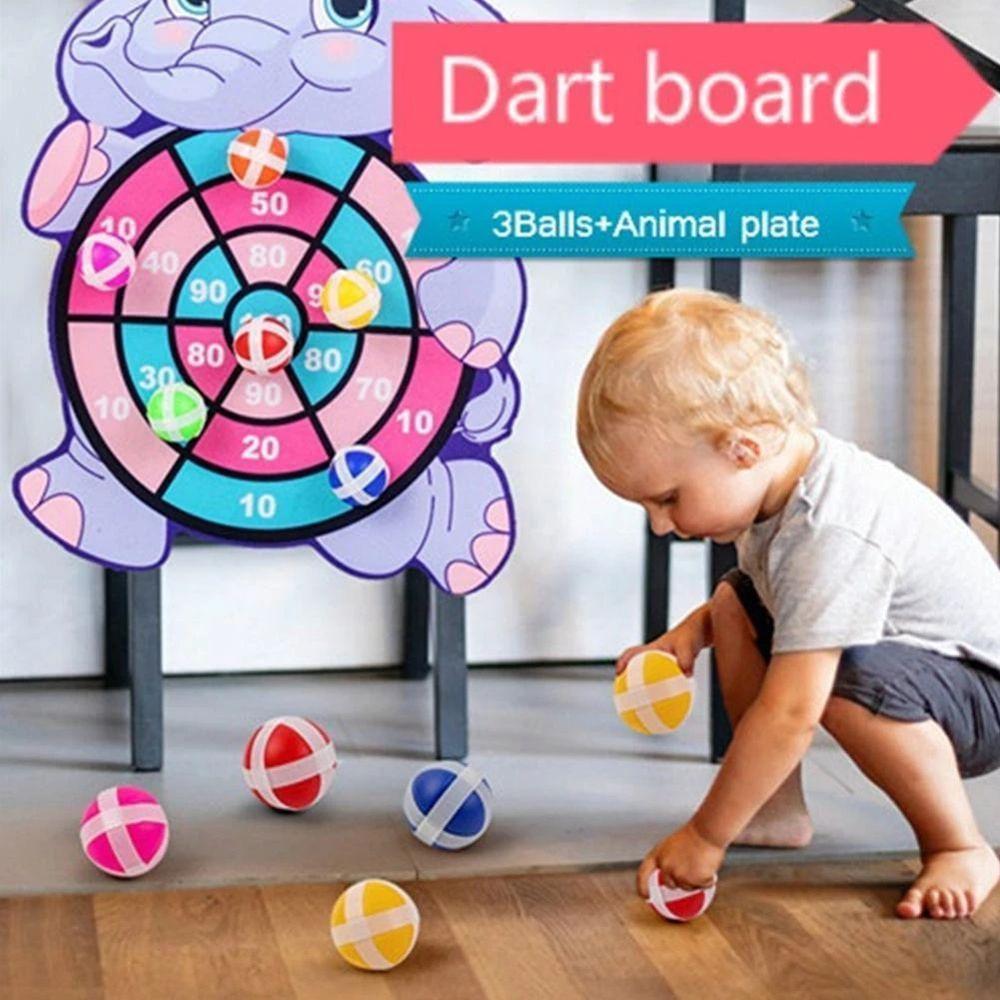 Toys Dartboard Game Children Sticky Ball Game Board Games With Sticky Ball Dartboard Sports