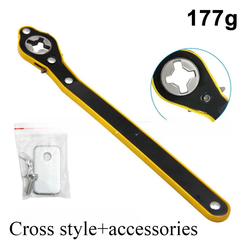 Auto Labor Saving Jack Ratchet Wrench Tire Jack Removal Wrench Cross Car Labor Saving Wrench Rocker Arm Car Repair Accessories