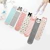 3D Cartoon Pure Cotton Mid-Calf & Knee-High Socks for Girls - Cute Spring/Autumn Wear