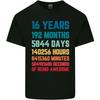 Хлопковая футболка с принтом на 16-летие для мужчин