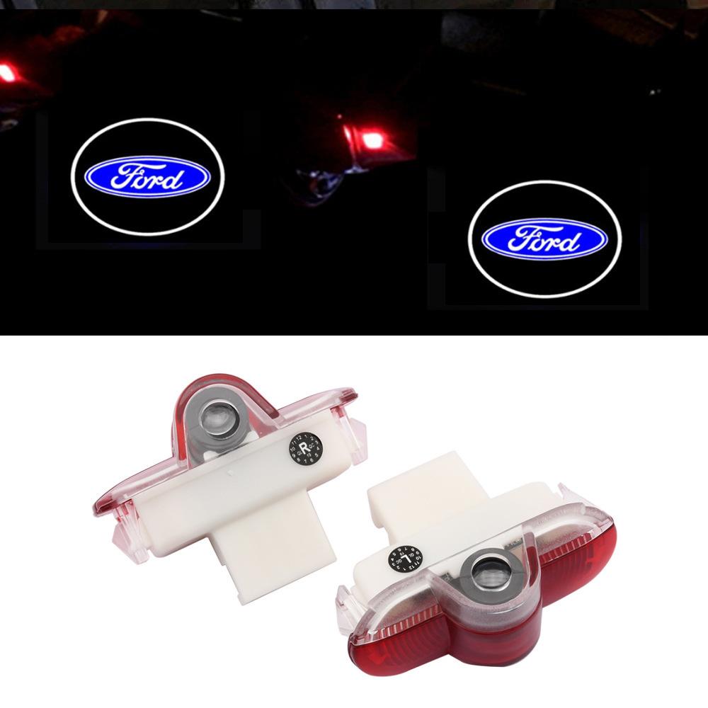 TQ0142pcs Led Car HD Door Welcome Lights for Ford Car Logo Projection Lamp Mondeo EXPLORER Max FOCUS Edge Equator Sport Escape