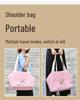 One-Shoulder Lightweight Canvas Crossbody Bag for Small Dog Outings