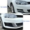 Front Bumper Fog Light Grilles For Golf 7 MK7 2014 2015 2016 2017 2018 2019 Fog Lamp Eyebrow Cover Trim