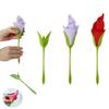 4/5/6/7/10/15/20/30 шт. Держатель для салфеток Роза Зеленый Стебель Цветок Держатель для салфеток на ужин Свадебная Вечеринка Отель Ресторан Декор Обеденного Стола