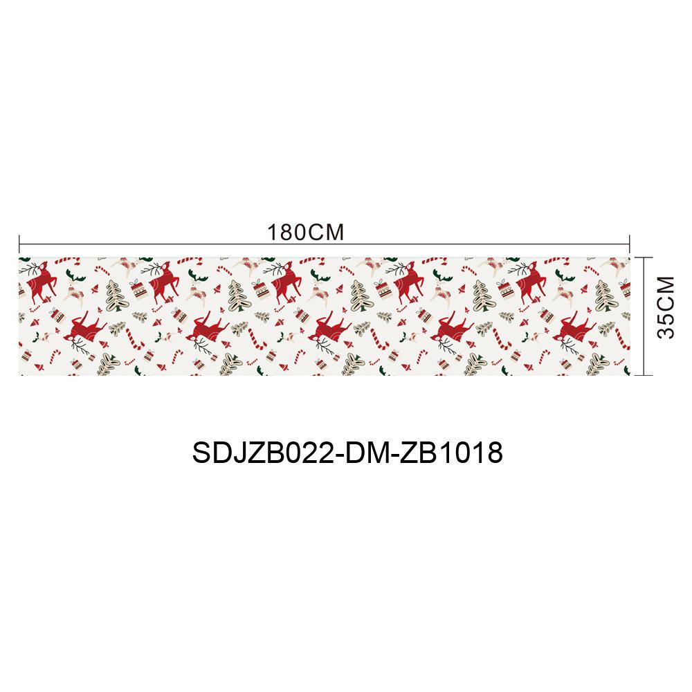 Рождественский настольный флаг 35*180 см атмосферное украшение скатерть с принтом настольный флаг украшение на Рождество