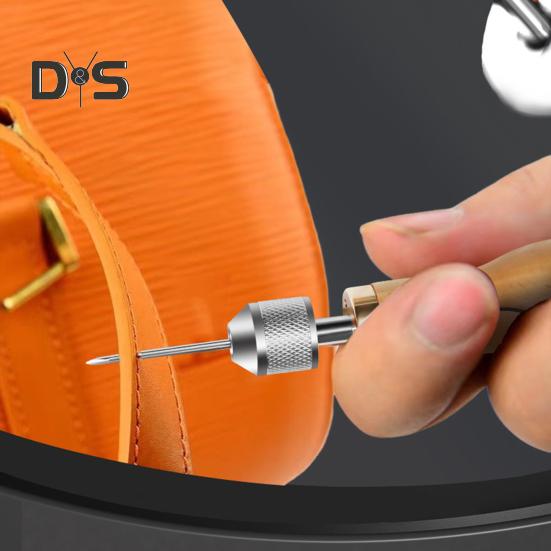 Набор шила для шитья кожи, ручной швея, набор инструментов для ремонта кожи с иглами, гаечный ключ, отвертка, ручной швейный инструмент для кожи, плотная ткань, кожа своими руками