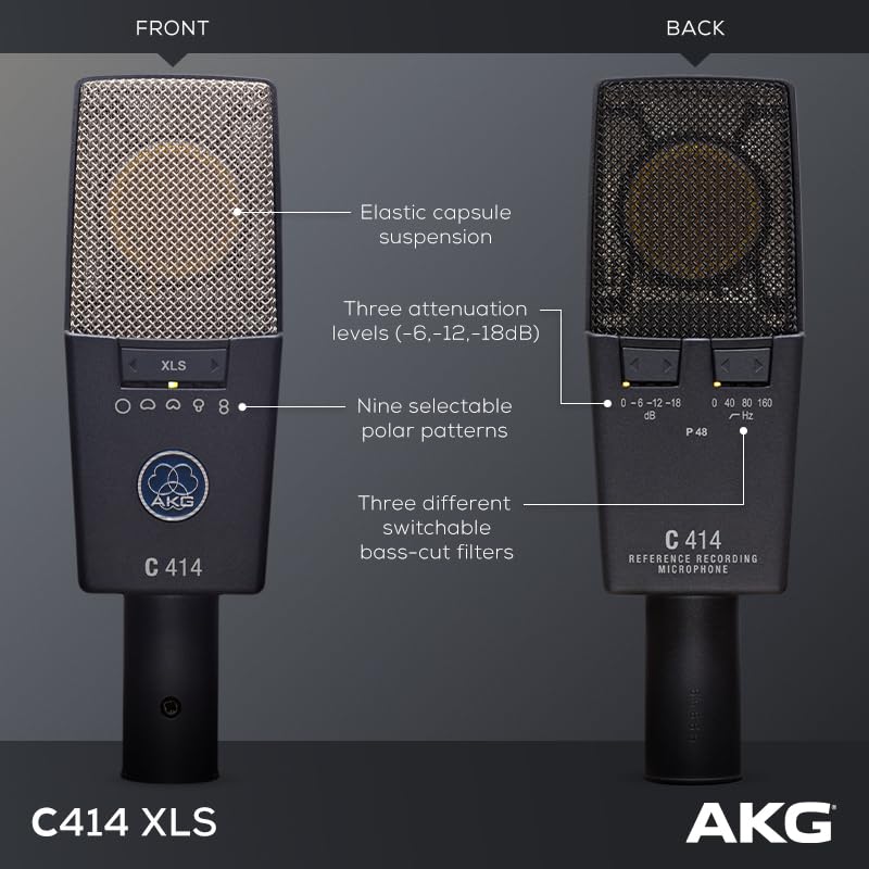 AKG C414 XLS Конденсаторный микрофон с боковой адресацией