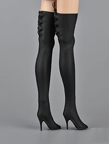 Figure with TBLeague Body for Women Sexy Beauty Fashion Black Long Boots High Heels and Head Not [TOYBARJAPAN] 1/6 Accessories/Compatible (Body