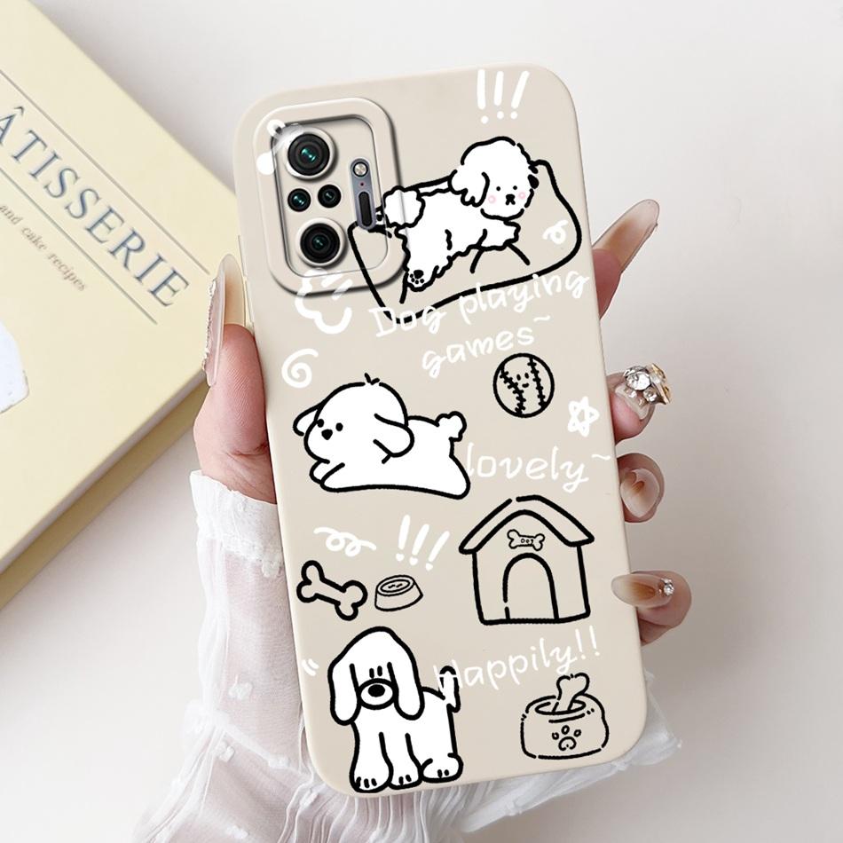 For Xiaomi Redmi Note 10 Pro Cute Panda Rabbit Cartoon Soft Silicone Case For Redmi Note 10 Pro 4G Shockproof Phone Cases