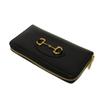 Used Horsebit 1955 Zip-Around Wallet (9539) - Size 621889, 0YK0G, 1000, 7940 Calfskin Zip Around, Black Unisex from