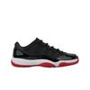 Мужские кроссовки Air 11 Retro Low Bred 2025 Черный/Красный/Белый FV5104-006