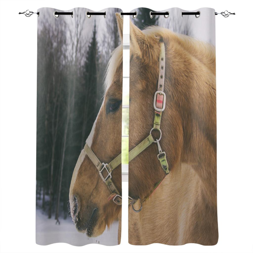 Полярный Медведь Риф Темные Облака Домашний Декор Оконные Шторы Спальня Кухня Шторы Панельные Шторы для Гостиной