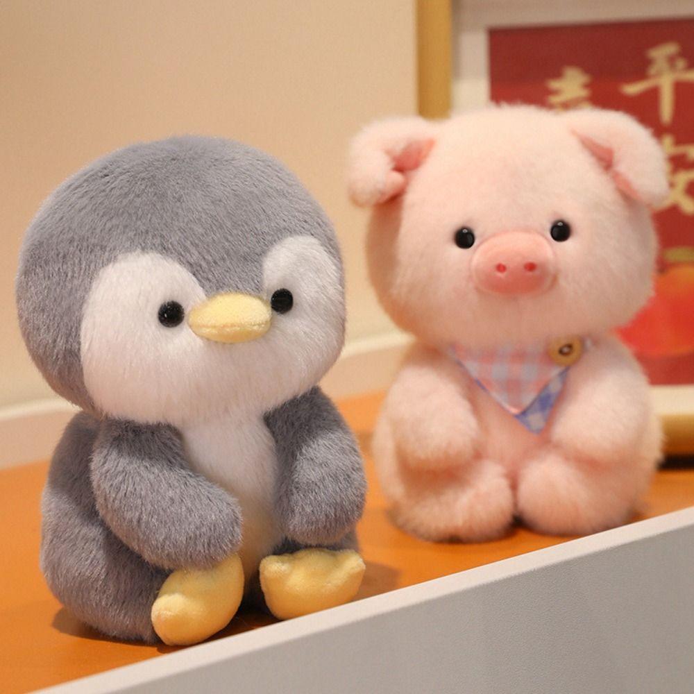 Elephant Plush Companion Doll 15cm Animal Plush Toy Fashion Stuffed Animal Pillow  Desk