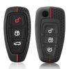 3 Button Silicone Car Remote Key Fob Shell Cover Case For Ford Ranger C-Max S-Max Focus Galaxy Mondeo Transit Tourneo Custom