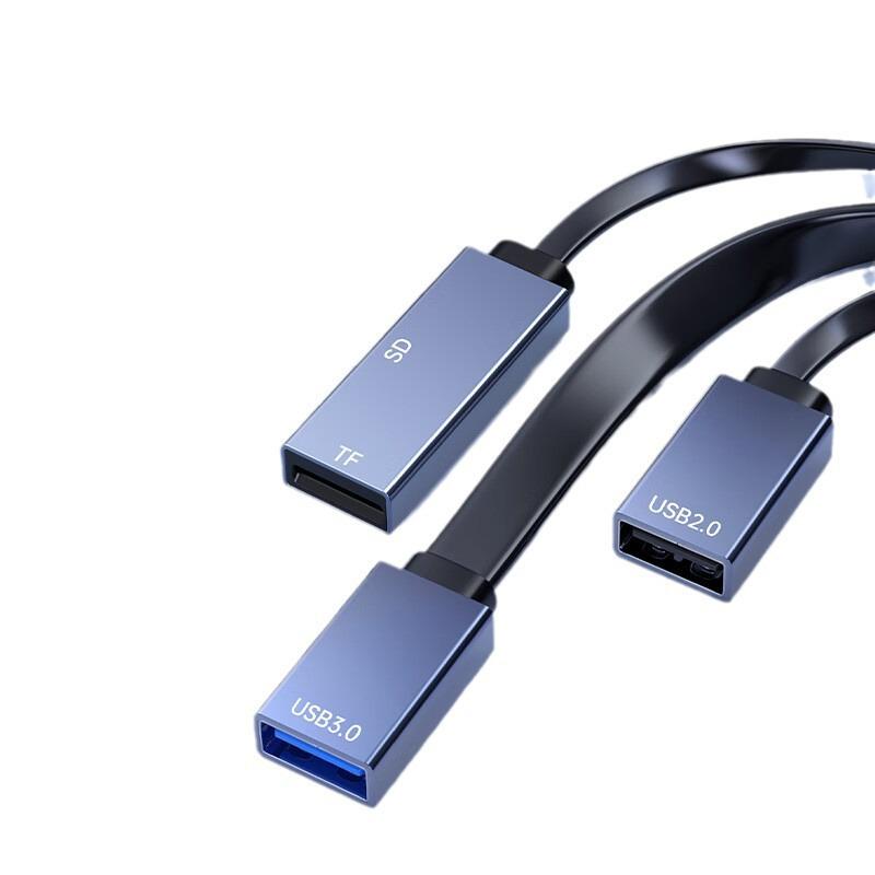 Угловой OTG-адаптер Biaz Type-C на USB 3.0 и разветвитель для U-диска