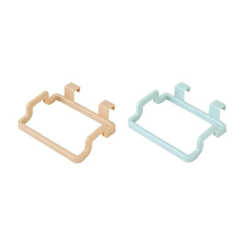 1/2/3/4pcs Garbage Rack Storage Garbage Bag Rack Cabinet Door Kitchen Cabinet Hanging Garbage Rack Kitchen Organizer 2