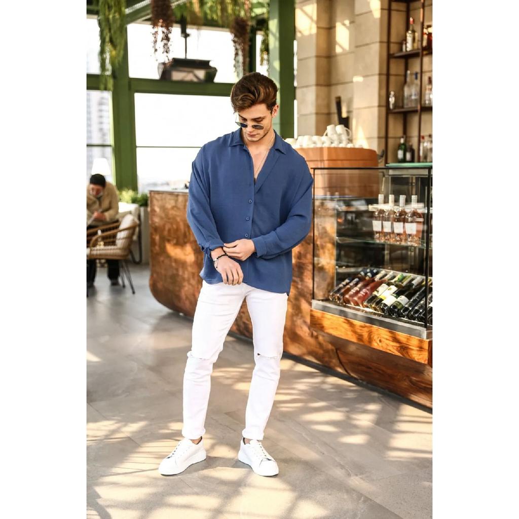 Текстурированная рубашка Aerobin Oversize унисекс